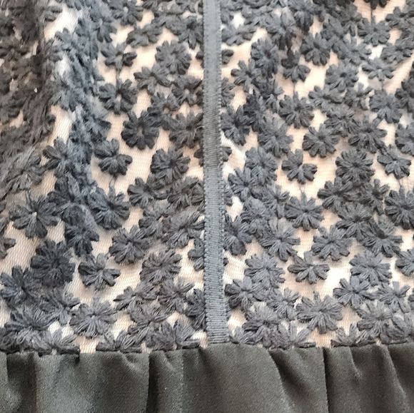 Loft Sleeveless Floral Lace Knee Length  Shift Tunic Sress Stretch 4 - Picture 3 of 7